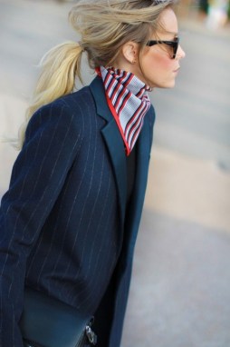 messy-low-pony-pinstrip-oversized-men-blazer-silk-scarf-french-girl-style-750x1125
