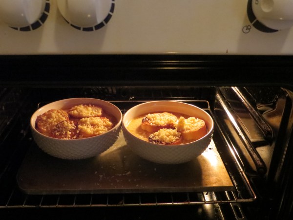 ...under the broiler...