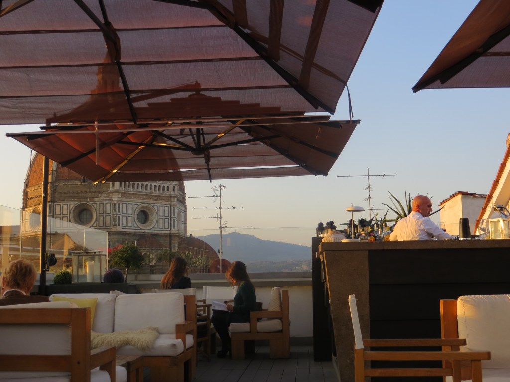 Hotel Cavour's rooftop.