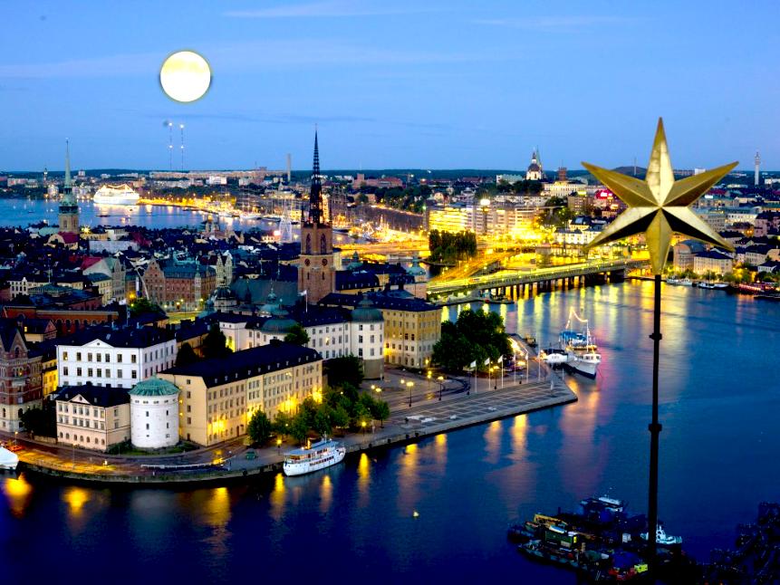 Stockholm-by-night