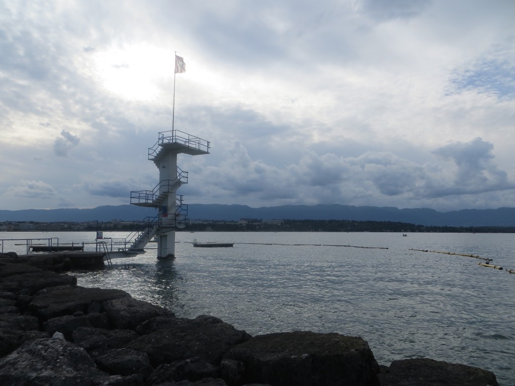 Geneva's high dive is the thing upon which childhood fears are made.